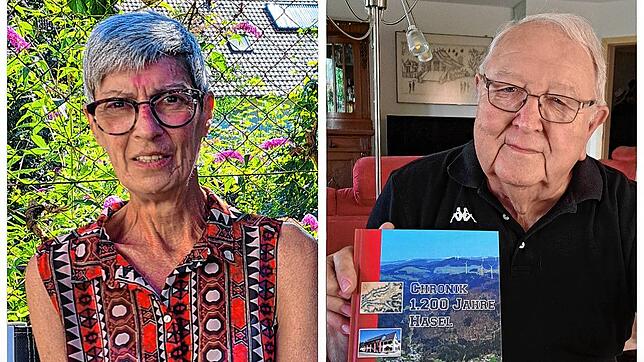 Für ihre Heimat Hasel sozial engagiert: Ursula Jost und Karfrieder Mattes sind ehrenamtlich aktiv.