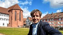 Danko Drusko schätzt den besonderen Klang im Franziskaner Konzerthaus (links im Hintergrund) und das menschliche Klima im ...