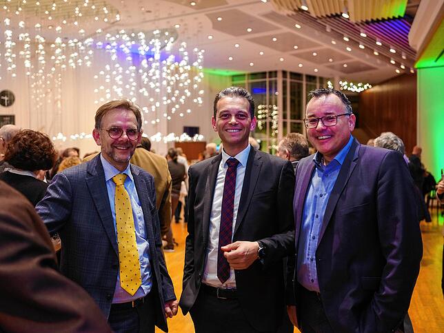 Georg Schellinger (Mitte) und Michael Nachbaur (rechts).