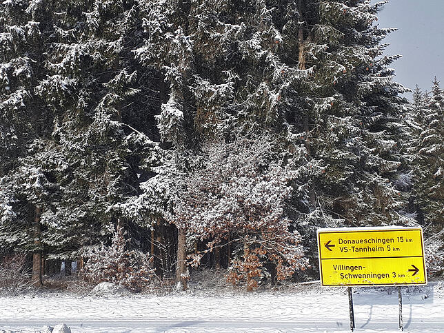 Bild 4: Winterimpressionen aus Villingen-Schwenningen und Umgebung