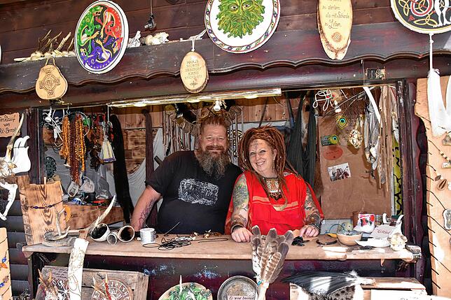 Thorsten Hauk und Freyja Tanja Wunder hießen alle an ihrem Stand herzlich willkommen.