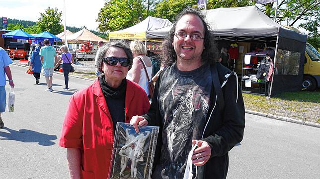Daniel Steier und seine Mutter Christa aus Schwenningen sind jedes Jahr auf der Südwest-Messe. Auch dieses Jahr sind die beiden ...
