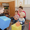 Blick in die Kindertagesstätte Johanna-Schwer in Villingen. Eine massive Erhöhung der Gebühren für die Kinderbetreuung, wie so OB Jürgen ...