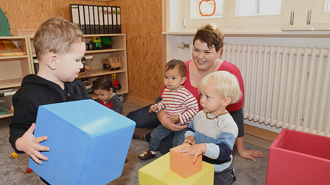 Blick in die Kindertagesstätte Johanna-Schwer in Villingen. Eine massive Erhöhung der Gebühren für die Kinderbetreuung, wie so OB Jürgen ...