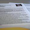 Dieses Schreiben, das als Absender den 2016 verstorbenen Alt-Bürgermeister Bertold Schmidt ausweist, wurde in Lauchringen an ...