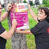 Die Plakate für das 56. Ehinger Herbstfest sind schon fertig. Es soll in diesem Jahr endlich wieder stattfinden. Darüber freuen sich ...