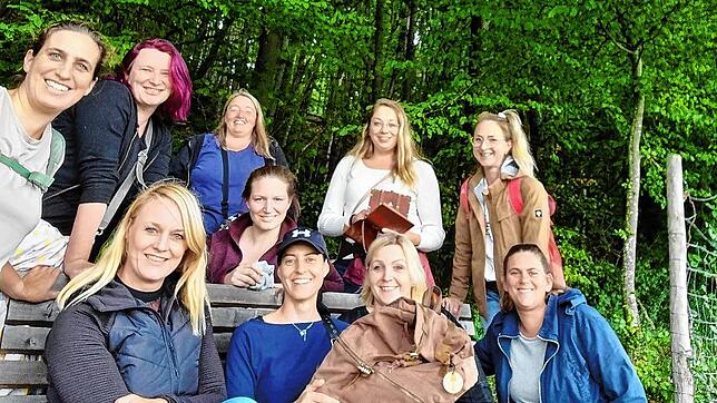 Die Jungen Landfrauen bei einem Ausflug im Jahr 2022.