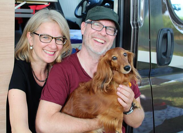 Nr. 9: Denise Heinrich mit Klaus Ewel aus Ravensburg: „Wir haben das Konzert mit einer Donautour verbunden, wo wir fischen waren. Sting ...