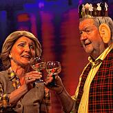 Am Abend gibt es dann ein Prosit auf die Konstanzer Fasnacht: Claudia Zähringer und Norbert Heizmann sorgen für königliches Amüsement.