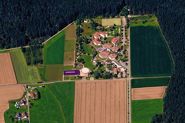 Die Tannheimer Nachsorgeklinik bei Villingen.