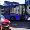So sah es zu Beginn der Umleitung in der Luisenstraße aus. Ein Auto steht verbotenerweise im Kreuzungsbereich, so dass der Linienbus ...