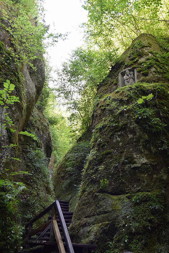 So sah der untere Eingang zur Marienschlucht vor der Sperrung aus. Archivbild: Ramona Löffler