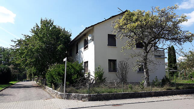 Eine aktuelle Aufnahme der Brandruine in Wehr.