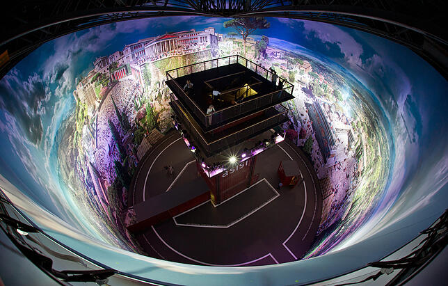So wie hier in Berlin muss man sich ein Asisi-Panorama vorstellen – das Bild von Konstanz zur Zeit des Konzils vor 600 Jahren soll 32 ...