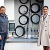Grünes Licht für schnelles Internet in Ober-und Untermettingen gab Marina Stiegeler vom Netzbetreiber Stiegeler zusammen mit ...