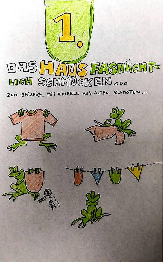 Der Fasnachtskalender bereitet elf Tage lang die Narren bis zum „Schmutzigen“ auf die Fasnacht vor.