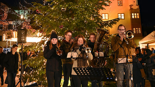 Musik zum Auftakt: Der Christkindlemarkt wird am Donnerstag, 5. Dezember, um 17 Uhr wieder feierlich mit Musik eröffnet.