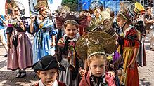 Die Trachtengruppe ist fester Bestandteil der Prozession zum Hausherrenfest am Sonntag.