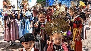 Die Trachtengruppe ist fester Bestandteil der Prozession zum Hausherrenfest am Sonntag.