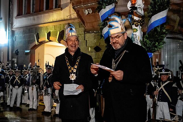 Bild 8: So schön war‘s am Narrenbrunnen bei der Fastneteröffnung 2025