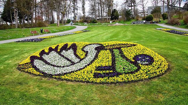 30.000 Blumen pflanzt die Stadtgärtnerei jeden Frühling. Aus einigen von ihnen gestaltet Stadtgärtner Jan Schmid liebevolle Motive, wie ...