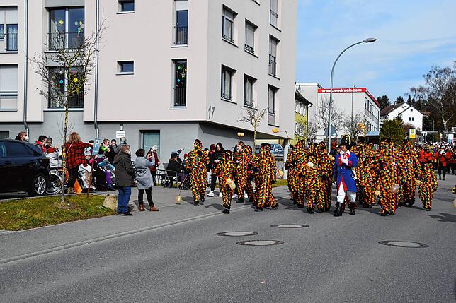Bild 19: Bilder vom Narrenbaum-Umzug in Stockach mit Schaulustigen