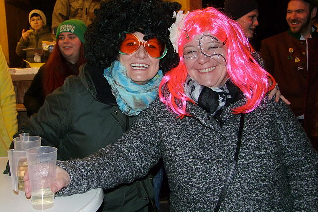 Bild 26: Bilder vom Klettgaunarrentreffen der Narrenzunft Bohnenviertel in Hohentengen a.H. am Samstag, 8. Februar