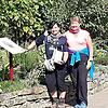 Margarete Lenz (links) und Susi Schubert waren fünf Tage auf dem Hildegard von Bingen Pilgerwanderweg unterwegs. Bild: privat