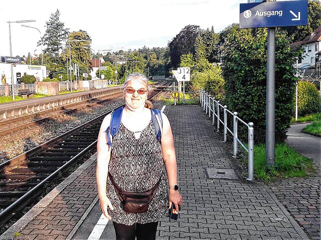 Melanie Isserstedt, die zur Arbeit in die Tagesklinik in Bad Säckingen unterwegs war, mussten als einziger Fahrgast den ausgefallenen ...