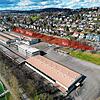 Ein Filetstück am Bodensee: Die rote Fläche zeigt das 1,08 Hektar große Grundstück an, das die Stadt auf dem Kramer-Areal erwirbt.