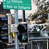 Hier könnte auch ein Kappedeschle stehen: Wäre es nach den Narren gegangen, wäre aus der Ampel an der Kreuzung zwischen Schützen-, ...