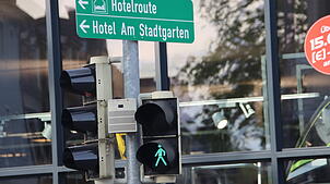 In Radolfzell wird ein Kappedeschle wohl nicht die regulären Ampelmännchen ersetzen – aus rechtlichen Gründen.