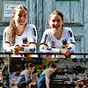 Titel verteidigt: Anna-Sophia von Schneyder + Anika Papok vom RV Lottstetten sind erneut Europameisterinnen der Juniorinnen im ...