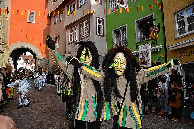 Bild 25: Bilder vom Narrenbaumstellen in Meersburg