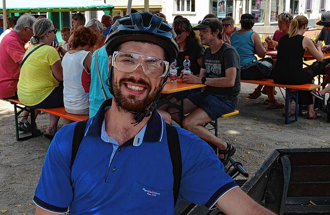 Bild 7: Eindrücke vom Auftakt des Stadtradelns in Markdorf