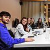 Das ist der aktuelle Jugendgemeinderat von Engen: (von links) Philipp Schloßmann, Gioia Rosa Verchio, Lydia Küchler, Emily Steiner, ...