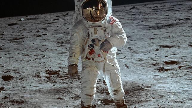 Das Bild von der Mondlandung im Jahr 1969 gehört zu den ikonischen Bildern der 60er-Jahre. Es zeigt Buzz Aldrin. Bild: Neil ...