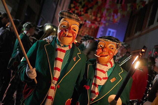 Traditionell: Natürlich waren auch viele Gruppen aus der Nachbarschaft dabei, wie auch die Latschari aus Rheinfelden.