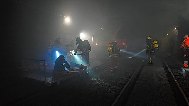 Bild 5: Schwarzwaldbahn: 250 Einsatzkräfte proben Ernstfall im Sommerauer Tunnel