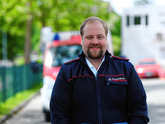 Tim Hofmann hat den Übungstag mitorganisiert und ist Leiter der Jugendabteilung.