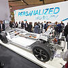 Messe-Auftritt von Bosch auf der IAA. Ähnlich wie die Konkurrenten Conti und ZF setzen auch die Stuttgarter auf immer mehr elektrische ...