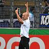 Mario Ketterer jubelt nach einem besonderen Tor in seiner Fußball-Karriere. Im August 2016 erzielte er das 1:4 für den FC 08 Villingen ...