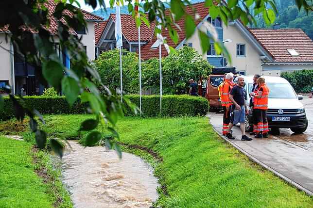 Bild 17: Bilder vom Hochwasser in Stühlingen – Teil I