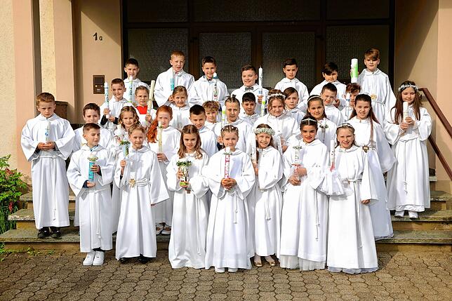 Kommunionskinder in Wehr.