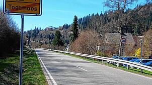 Auf der Umgehungsstraße gilt ein Tempolimit von 70 km/h. Foto: Andreas Böhm