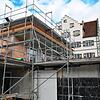 Soll bis Anfang März bezugsfertig sein: der neue Anbau des städtischen Kindergartens St. Elisabeth an der Spitalstraße.