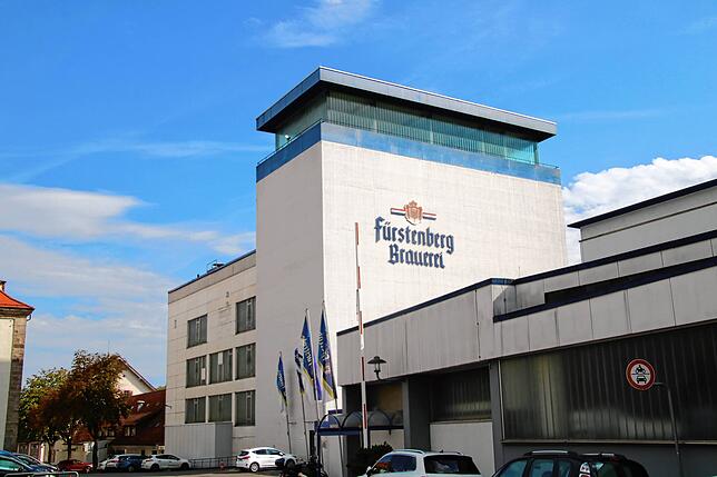 Die Fürstenberg Brauerei in Donaueschingen.