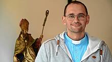Bruder Andrej Maria Poop bereitet sich im Kloster Maria Bronnen auf die Priesterweihe am Samstag, 21. Oktober, in der Kirche St. Marien ...