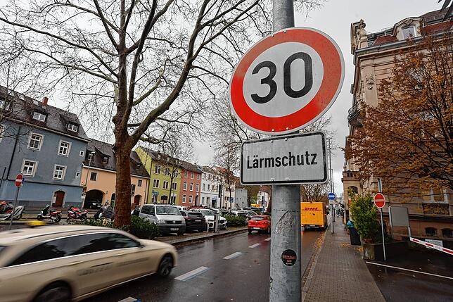(Archivbild) Hier greift der Lärmschutz schon länger: Auf der Laube gilt Tempo 30 bereits seit einigen Jahren.