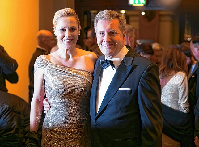 Ex-Bundespräsident Christian Wulff und seine Frau Bettina im Jahr 2016 beim Sportpresseball. 2018 trennten sie sich zum zweiten Mal ...